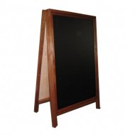 Wooden Chalkboard Menu Stand