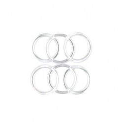 Clear Plastic Card Ring 15-28mm