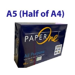 A5 80gsm Paperone Blue All Purpose Copy Paper (500 Sheets)