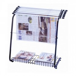 STZ Newspaper Rack with Hangers 42410