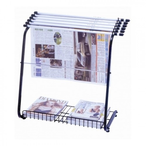 STZ Newspaper Rack with Hangers 42410