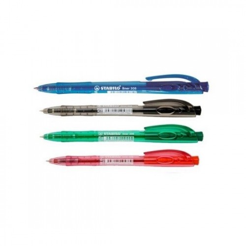 Stabilo Liner 308 Ball Pen (Pack of 4)