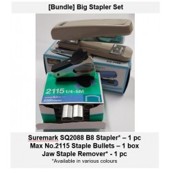 [Bundle-Big Stapler Set] Stapler Staples Staple Remover