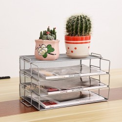 3-Tier Mesh Wire Metal Tray [Horizontal/ Landscape]