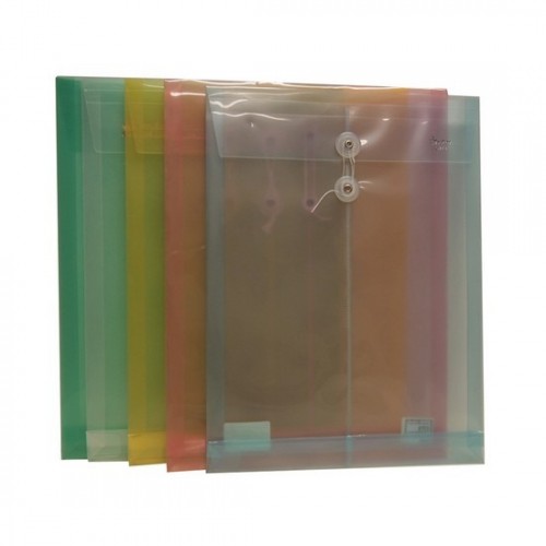 F118 PVC Data Envelope with String A4