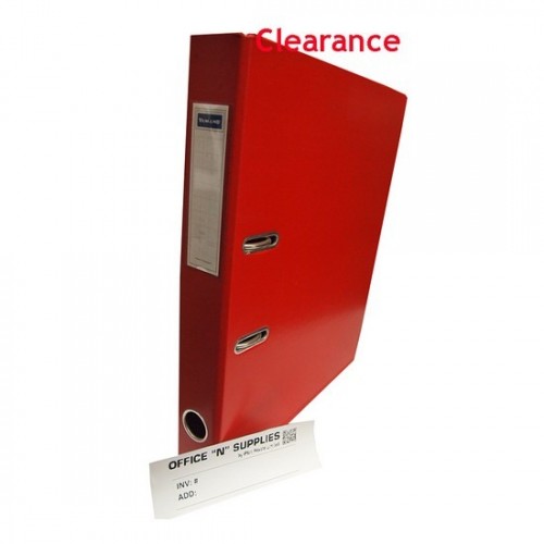 Yamano 2 Inch FS PVC Lever Arch File #09 Red Yamano 2 Inch FS PVC Lever Arch File #09 Red