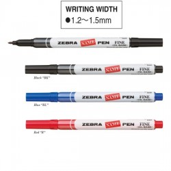 Zebra Name Pen Set-of-3
