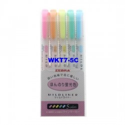 Zebra Mildliner Fluorescent Marker WKT7-5C