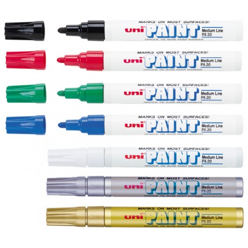 UNI PX20 PAINT MARKER MEDIUM-FINE UNI PX20 PAINT MARKER MEDIUM-FINE