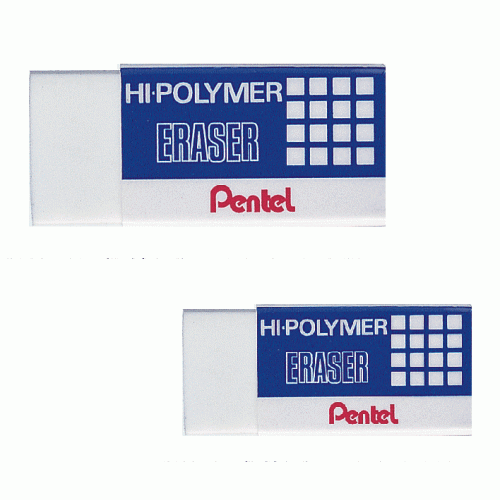 Pentel ZEH03E Hi-Polymer Eraser, Small Pentel ZEH03E Hi-Polymer Eraser, Small