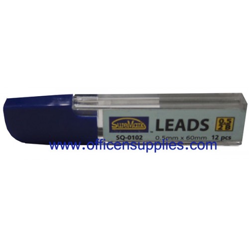 Suremark SQ-0102 Pencil Lead 2B 0.5mm Suremark SQ-0102 Pencil Lead 2B 0.5mm