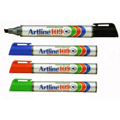 Artline 109 Permanent Marker - Chisel (12pcs per Bx) Artline 109 Permanent Marker - Chisel (12pcs per Bx)