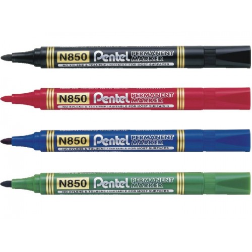 Pentel N850 Permanent Marker Blue Pentel N850 Permanent Marker Blue