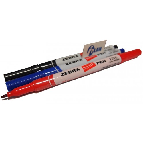 Zebra Name Pen Set-of-3 Zebra Name Pen Set-of-3