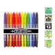 Zebra EX-Mckee Twin Permanent Marker [1.3mm / 0.5mm]