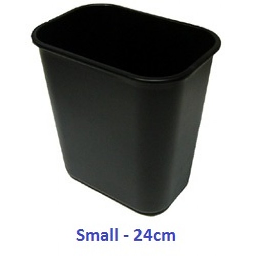 Plastic Dustbin Black 24cm LX2417 Plastic Dustbin Black 24cm LX2417