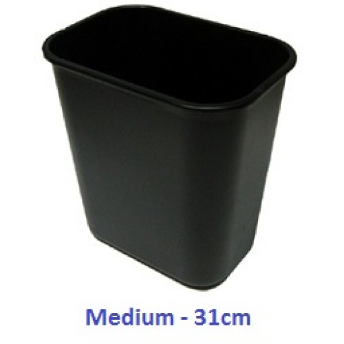Plastic Dustbin Black 31cm LX3121 Plastic Dustbin Black 31cm LX3121