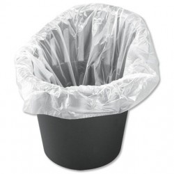 White Plastic Dustbin Liner 