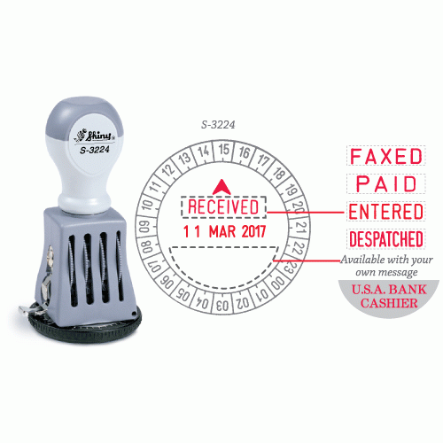 Shiny S3224 Time & Date Stamp 24 Hour Shiny S3224 Time & Date Stamp 24 Hour
