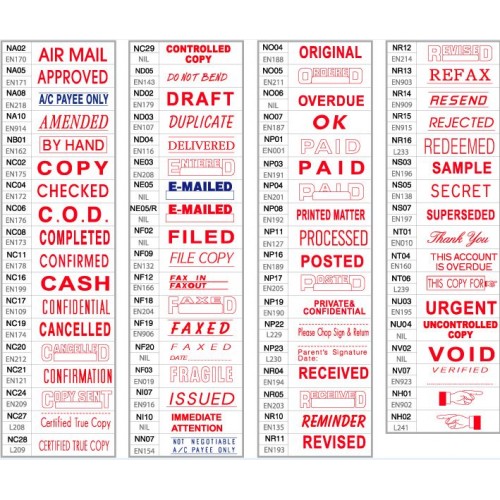 Shiny OA Pre-inked Stamp Shiny OA Pre-inked Stamp