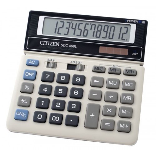 Citizen SDC868L 12-Digit Calculator Citizen SDC868L 12-Digit Calculator