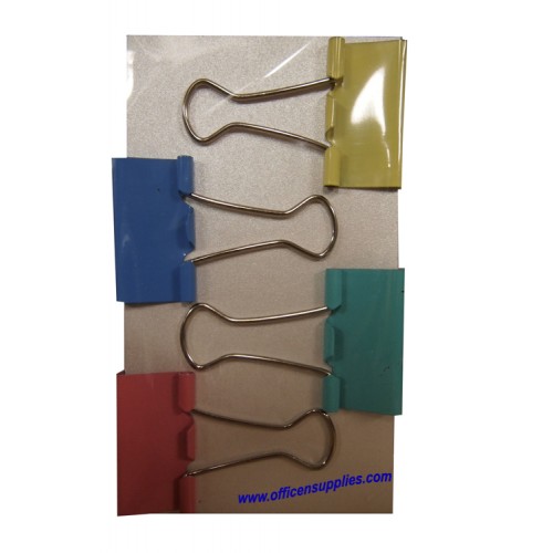 Colour Binder Clips 32mm (4 pcs) Colour Binder Clips 32mm (4 pcs)