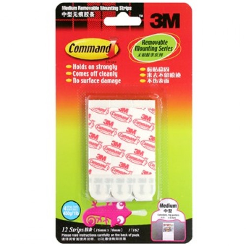 3M 17021 Command Medium Refill Strips