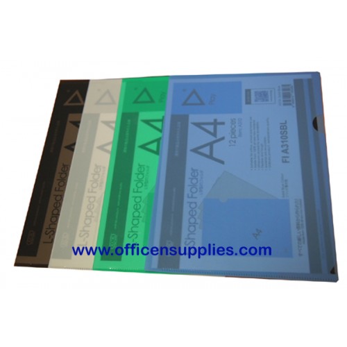 A310 L-Shape Holder A4 (doz) Solid Colours A310 L-Shape Holder A4 (doz) Solid Colours