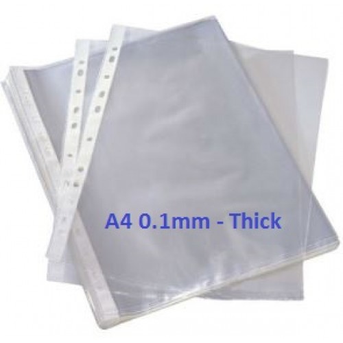 11-Hole Sheet Protector/ Copy Safe Pocket (A4) 0.1mm - Thick (20s) 11-Hole Sheet Protector/ Copy Safe Pocket (A4) 0.1mm - Thick (20s)
