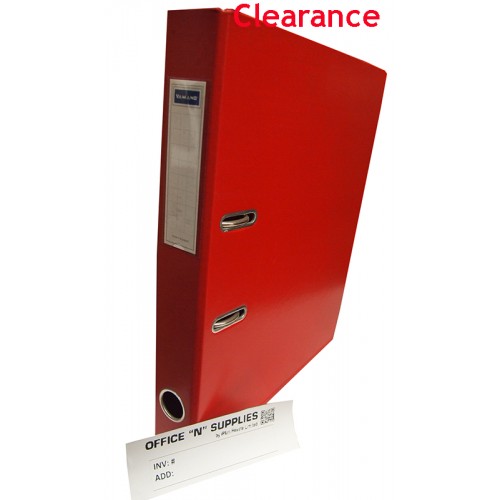 Yamano 2 Inch FS PVC Lever Arch File #09 Red Yamano 2 Inch FS PVC Lever Arch File #09 Red