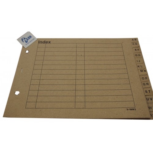 Paper Divider Brown A-Z A5 Paper Divider Brown A-Z A5