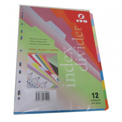 Paper Divider Colour 12tab Paper Divider Colour 12tab