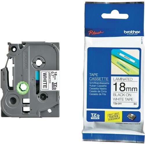Brother TZe P-Touch 18mm Laminated Tape Brother TZe P-Touch 18mm Laminated Tape