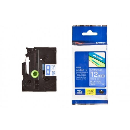 Brother TZe P-Touch 12mm Laminated Tape Brother TZe P-Touch 12mm Laminated Tape