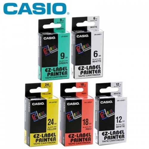 Casio Label Tape Cartridge XR-9 (9mm) Casio Label Tape Cartridge XR-9 (9mm)