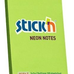 Hopax Stickn Neon Notes 3x2 inches (6 Pads)