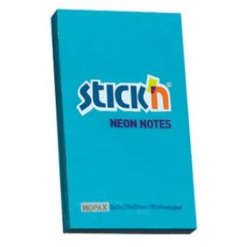 Hopax Stickn Neon Notes 3x2 inches (6 Pads)