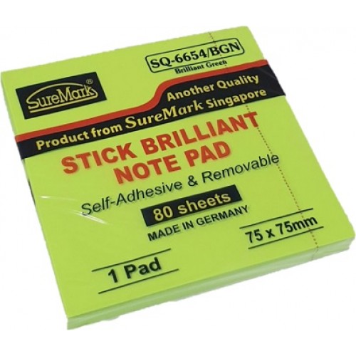 Suremark SQ6654 Stick Cube Note Pad 3x3 (5pads)