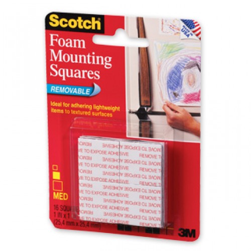 3M 108 Removable Mounting Squares 