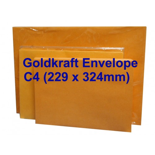 Envelope C4GK 9X12-3/4 Goldkraft (10s) Envelope C4GK 9X12-3/4 Goldkraft (10s)