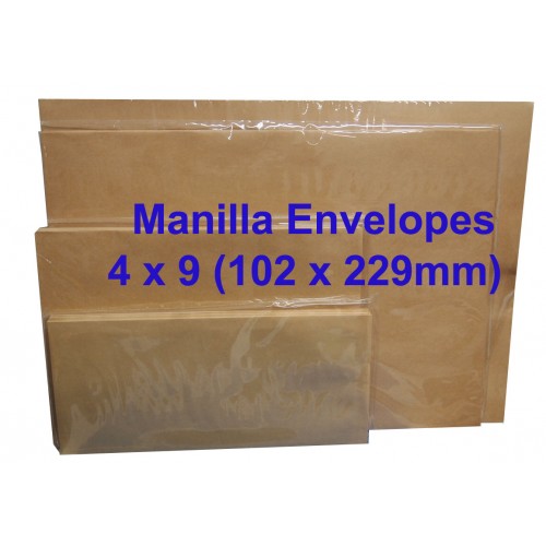 Envelope No.4X9M 4X9 Manila (box) Envelope No.4X9M 4X9 Manila (box)