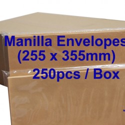 Envelope B4M 10X14 Manilla (box)