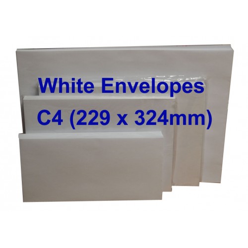 Envelope C4W 9X12-3/4 White (10s) Envelope C4W 9X12-3/4 White (10s)
