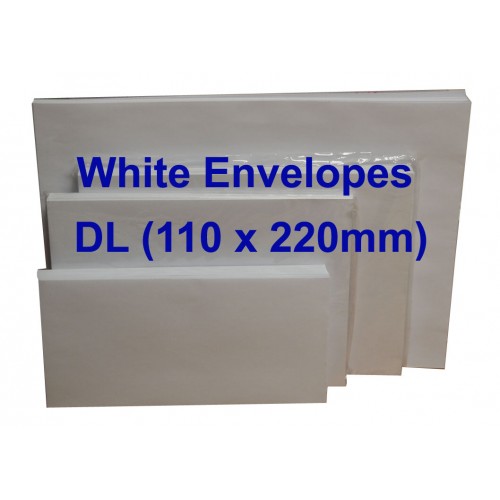 Envelope DL 110X220mm White (20s) Envelope DL 110X220mm White (20s)