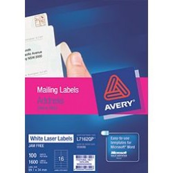 Avery L7162 Address Labels