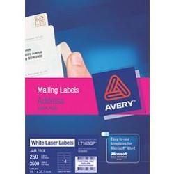 Avery L7163 Address Labels
