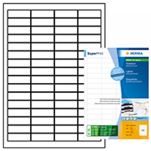 Herma 4271 Superprint 48.3X16.9 (6400S) Wht Herma 4271 Superprint 48.3X16.9 (6400S) Wht