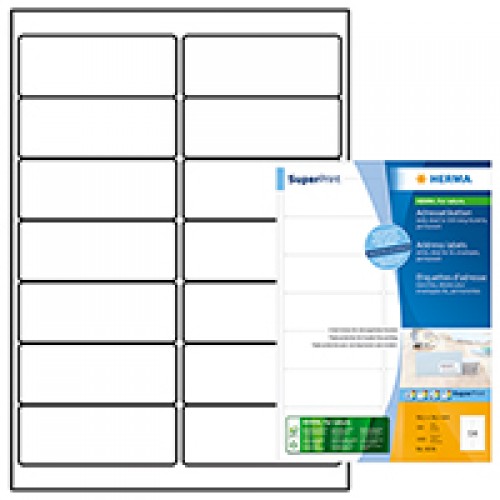 Herma 4278 Superprint 70 X 50,8 (1500S) Wht Herma 4278 Superprint 70 X 50,8 (1500S) Wht