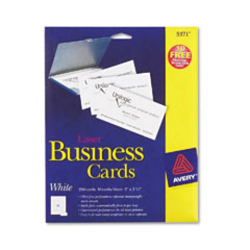 Avery 5371 Laser Business Cards (25 cards) Avery 5371 Laser Business Cards (25 cards)