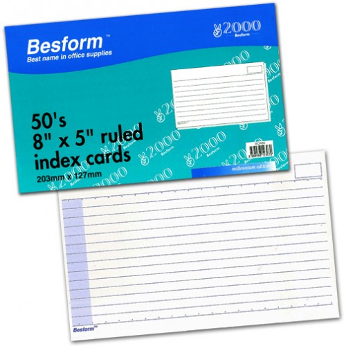 Besform BCR85 Ruled Card Besform BCR85 Ruled Card